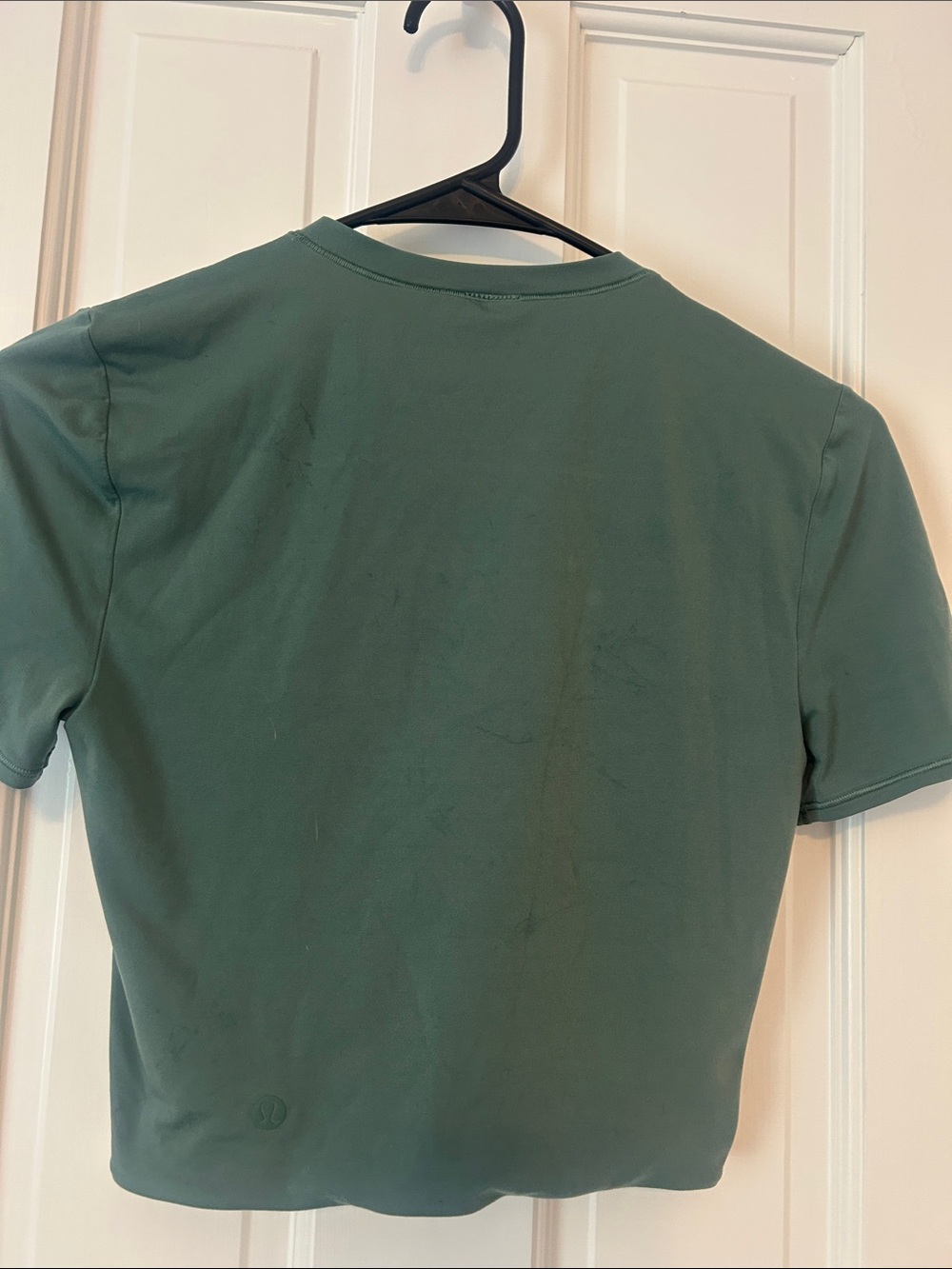 lululemon Sage Green Short-Sleeve Crop Top - Picture 5 of 6